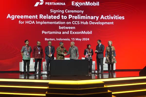 Pertamina dan ExxonMobil Perkuat Kerja Sama Pengembangan Hub CCS
