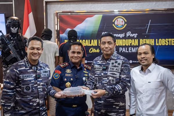 KKP dan TNI AL Gagalkan Penyelundupan Benih Lobster Senilai Rp15 M