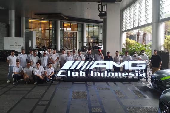 AMG Club Indonesia \'Merdek Drive\', Rabu (17/8).