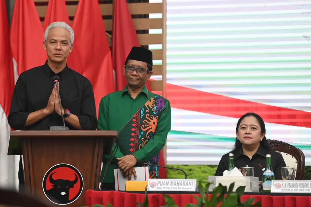 Megawati Umumkan Mahfud MD Sebagai Cawapres Ganjar Pranowo