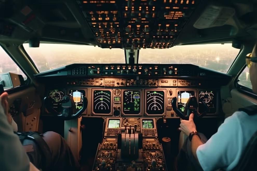 Pilot Tidak Sedang Bertugas Coba Jatuhkan Pesawat Komersial