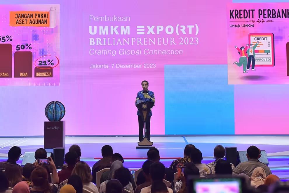 Ekspor UMKM RI Kalah dari Thailand, Jokowi Ungkap Strateginya