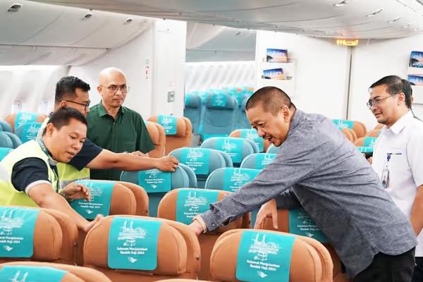 Rusak Mesin, Garuda 'Grounded' Boeing 747-400 yang Bawa Jamaah Haji