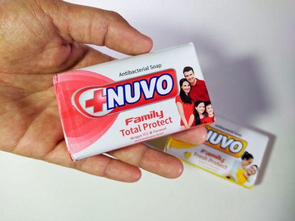 Salah satu produk Grup Wings yang terkenal, sabun Nuvo