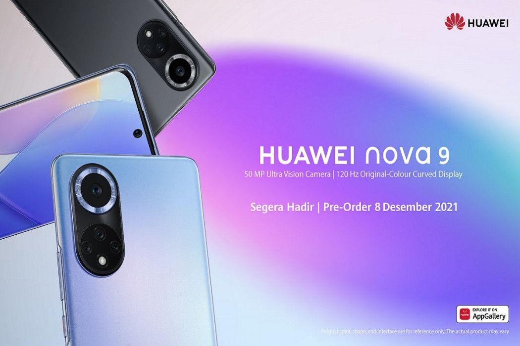 Huawei Nova 9 dengan Kamera Flagship Dirilis di Indonesia