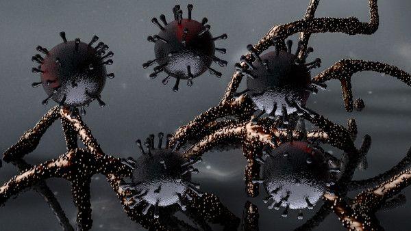 Ilustrasi mutasi virus.