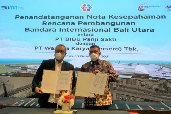 Waskita Karya Teken MoU Kerja Sama Bangun Bandara Bali Utara