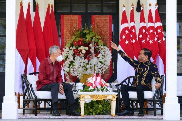 Bertemu PM Singapura, Jokowi Bahas Kerja Sama Penguatan Ekonomi