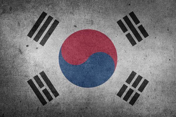 Bendera Korea Selatan.