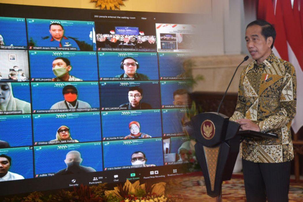 Jokowi Bidik 20 Juta UMKM Masuk Ekosistem Digital Tahun Ini