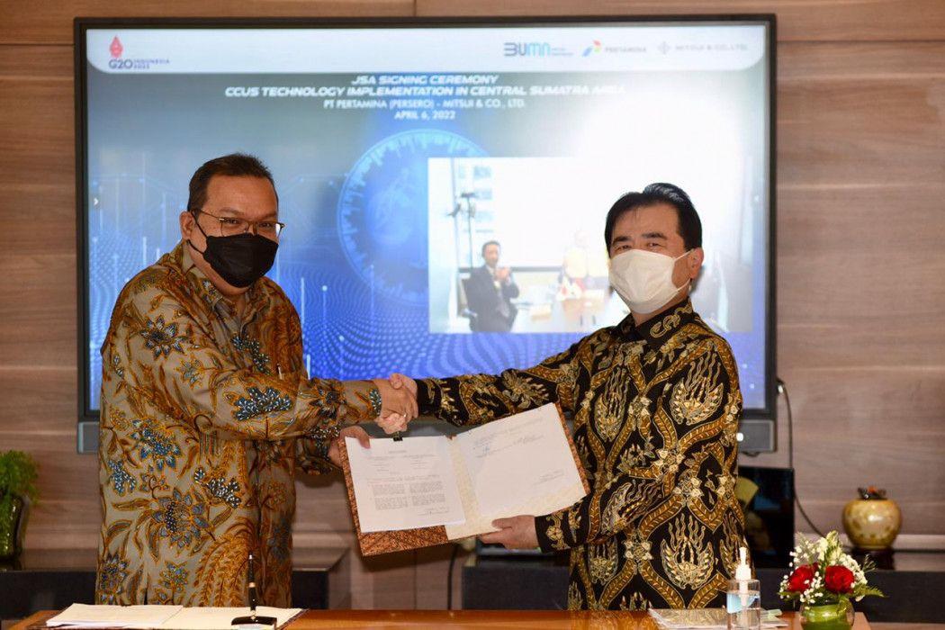 Pertamina Ajak Mitsui Garap Potensi Komersialisasi CCUS di Indonesia