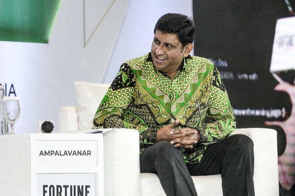 Ganesan Ampalavanar dalam sesi ‘When Profit Meets The Planet’ pada Fortune Indonesia Summit 2022, Kamis (19/5).