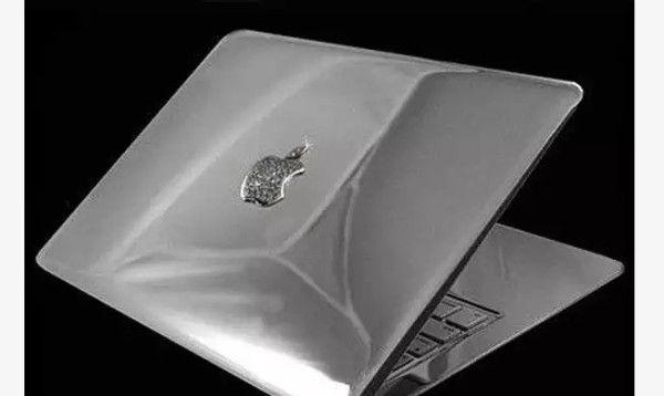 ilustrasi laptop Macbook Air Supreme