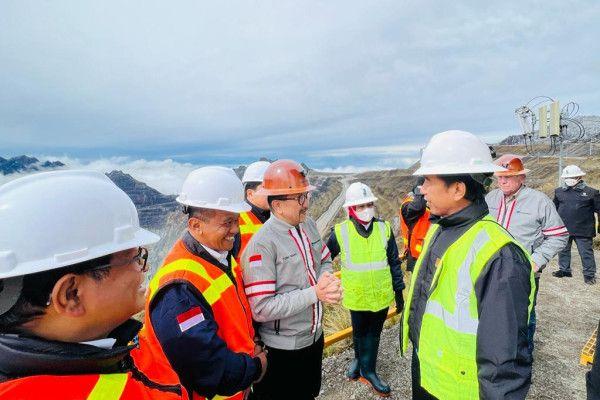 Jokowi Resmikan 5G Mining di Tambang PT Freeport Indonesia