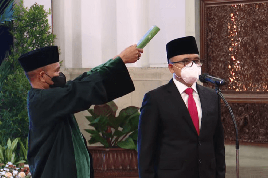 Presiden Jokowi Lantik Abdullah Azwar Anas jadi MenpanRB