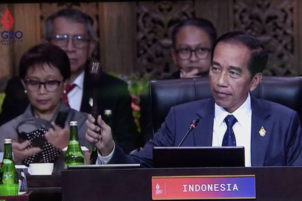 Buka KTT G20, Jokowi Serukan Kolaborasi Antarnegara di Tengah Krisis