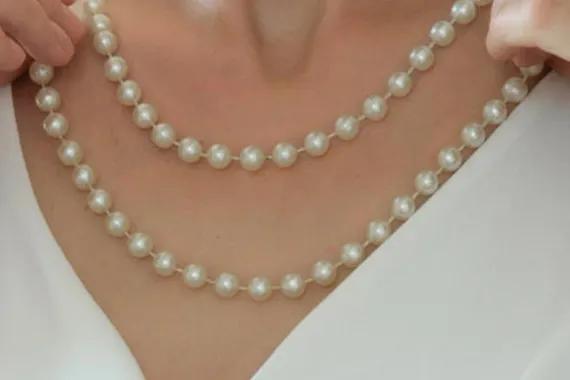 Rare Double-Strand Pearl Necklace