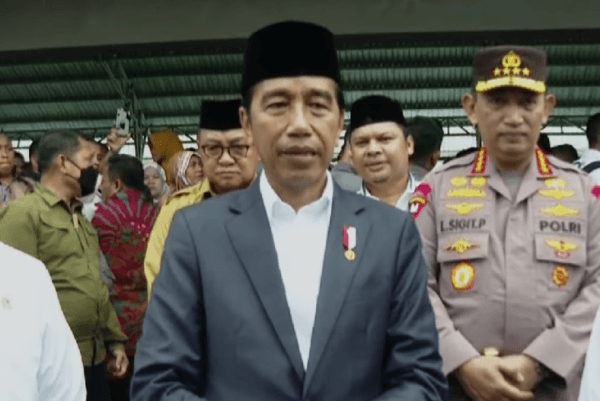 Presiden Jokowi di Kalimantan Selatan.