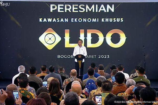 Resmikan KEK Lido, Jokowi: Pembangunan Infrastruktur Mulai Bermanfaat