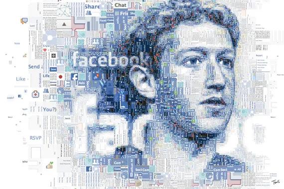 Ilustrasi CEO Facebook, Mark Zuckerberg.