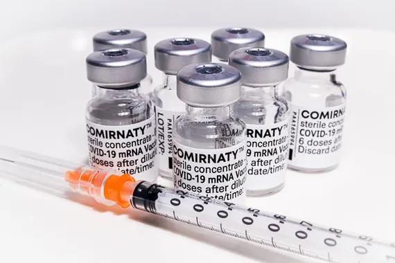 Ilustrasi vaksin berbasis mRNA.