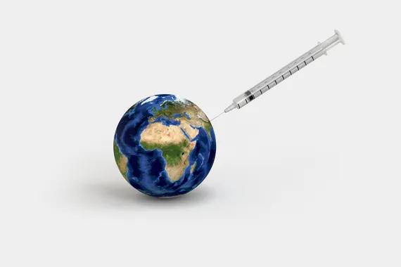 Ilustrasi vaksin di dunia.