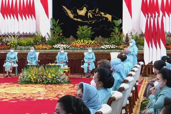 Puncak Peringatan Hari Kartini 2022, di Istana Negara, Kamis (21/4).