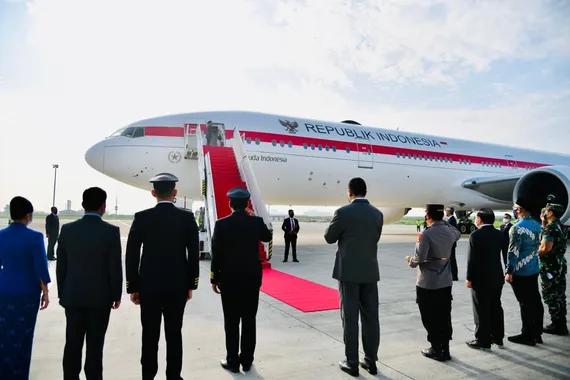 Presiden Jokowi dan Ibu Iriana bertolak ke Washington DC, Selasa (10/5).