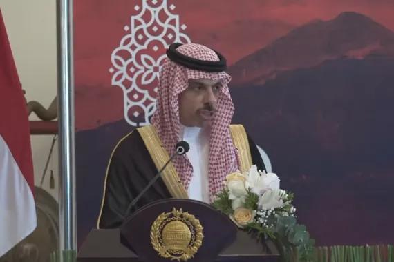 Menlu Arab Saudi, Faisal bin Farhan Alaud.