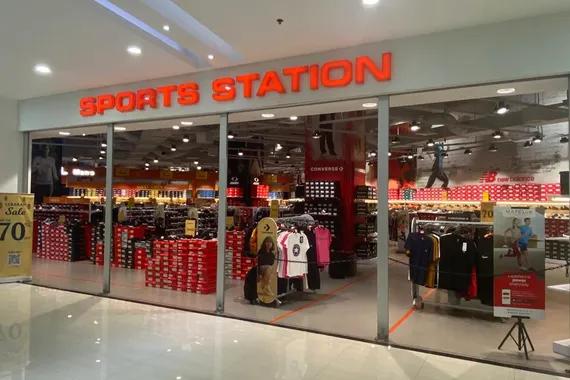 Salah satu gerai Sport Station di pusat perbelanjaan. MAP Aktif membukukan kenaikan penjualan pada semester I 2022.