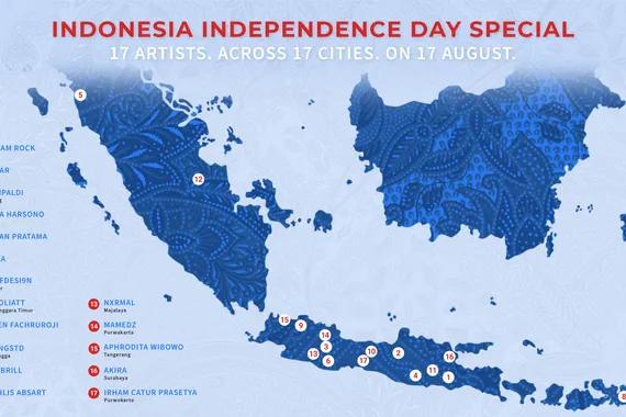 17 Seniman NFT dari 17 Kota pada 17 Agustus: Persembahan Khusus untuk Perayaan Hari Kemerdekaan Indonesia. Dok/Istimewa.
