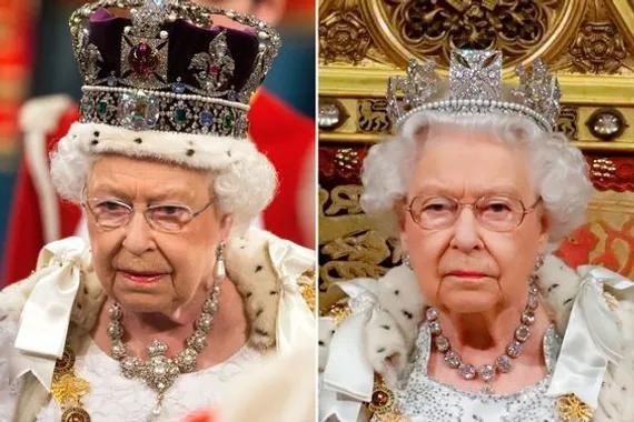 ilustrasi Mahkota Ratu Elizabeth II