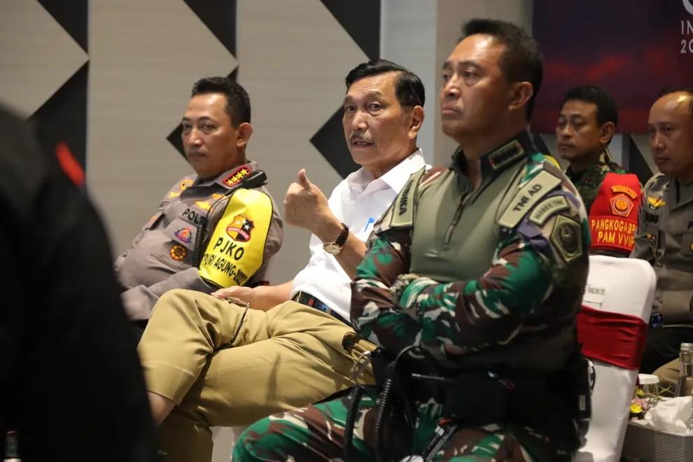 Menko Luhut Minta TNI dan POLRI Solid Amankan KTT G20 di Bali