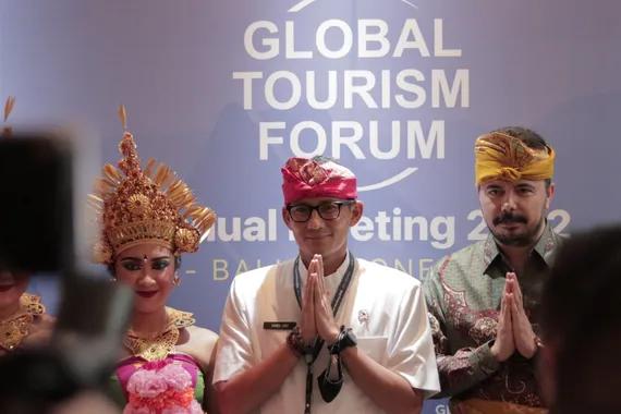 Pertemuan Global Tourism Forum 2022 di Bali.