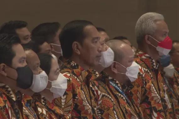 Jokowi di acara Munas XVII Tahun 2022, Senin (21/11).