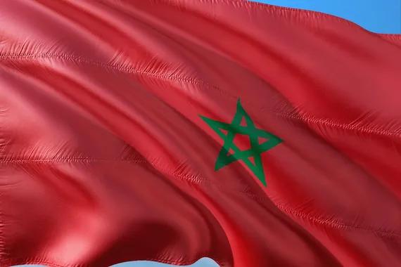 Bendera Maroko.