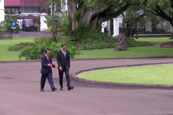 Presiden Jokowi dan PM Taur Matan Ruak.