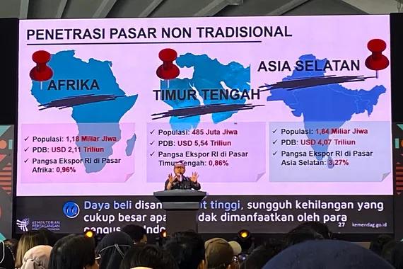 Zulhas menjelaskan pasar non-tradisional yang akan dijajaki Indonesia.