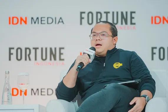 Fiki Setiyono, Azure GTM Lead Microsoft Indonesia, dalam Fortune Indonesia Summit 2023 pada sesi bertajuk AI for Good: How AI is Helping Humanity and Business di Jakarta, Kamis (16/3).