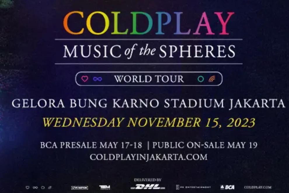 Pre-Sale BCA Dimulai, Ini Tips War Tiket Konser Coldplay