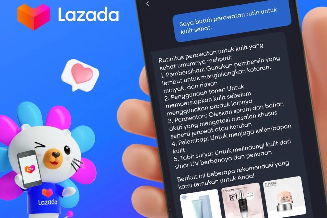 Lazada Group Luncurkan LazzieChat, Chatbot e-Commerce Berbasis AI