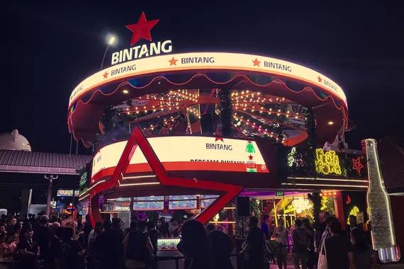 Booth Festival Bintang di Pestapora 2023.