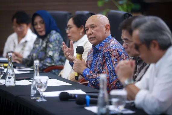 Konferensi pers event Cerita Nusantara di KemenkopUKM, Kamis (23/11).