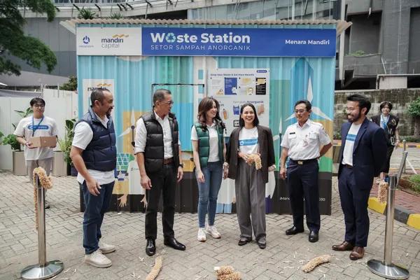 Mandiri Capital Indonesia Gandeng Rekosistem Luncurkan Waste Station