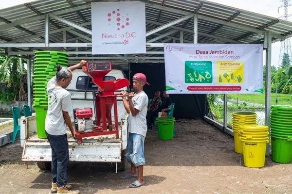 NeutraDC Berikan Fasilitas Pengelolaan Sampah untuk Desa di Yogyakarta